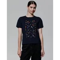 watapparel watapparel T-Shirt Frauen This is Art, French navy, – Produktbild 1 von 1