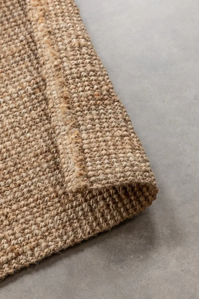HANSE Home Teppich Jaipur Juteteppich, als Läufer und in Rund, rechteckig, Höhe: 10 mm, 100% Naturfaser, Wohnzimmer, Esszimmer, Schlafzimmer, Beige, – Produktbild 5 von 5