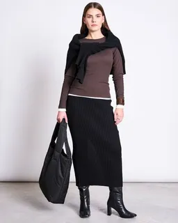 JAN N JUNE JAN N JUNE Midi Baumwoll Strick Rock EBBA GOTS – Produktbild 1 von 1