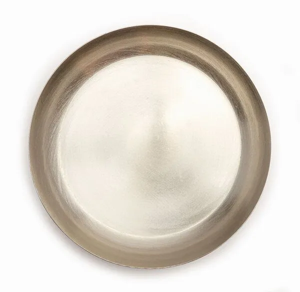 El Puente El Puente Kerzenteller | Fair Trade & Handmade aus Indien, Silber, – Produktbild 1 von 2