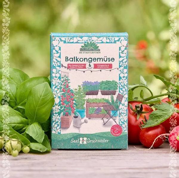 Die Stadtgärtner Die Stadtgärtner BIO-Saatgut-Set "Balkongemüse" – Produktbild 2 von 3