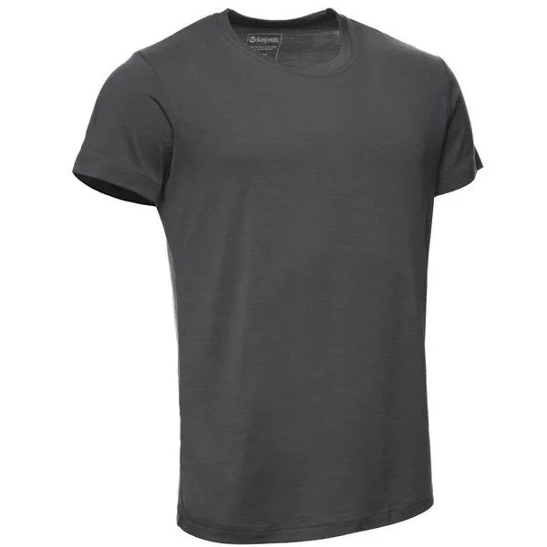 Kaipara - Merino Sportswear Kaipara - Merino Sportswear Merino Shirt Herren Kurzarm Regularfit 150, Anthrazit, – Produktbild 2 von 2