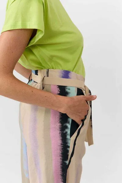 SUITE13LAB Suite13lab Damen-Straighthose EO im Ones-Print, Print ones(mehrfarbig), – Produktbild 3 von 4