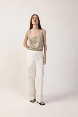 Neu Nomads Neu Nomads Damen vegan Hose Blythe White – Produktbild 1 von 1