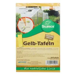Silberkraft Silberkraft Silence Gelbtafeln (groß): Optimales Monitoring gegen weiße Fliegen, Trauermücken und Blattläuse – Produktbild 1 von 1