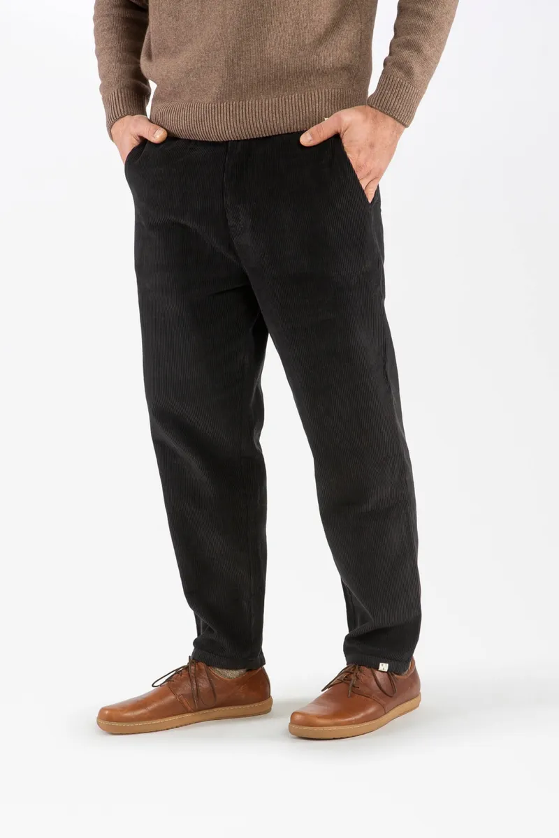 MATONA MATONA Herren vegan Hose Cord Schwarz, Schwarz, – Produktbild 2 von 2
