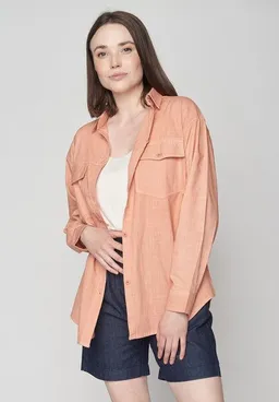 GreenBomb GREENBOMB Basic Over - Lässige Hemdjacke aus Bio-Baumwolle / GOTS / Fair & Vegan – Produktbild 1 von 1