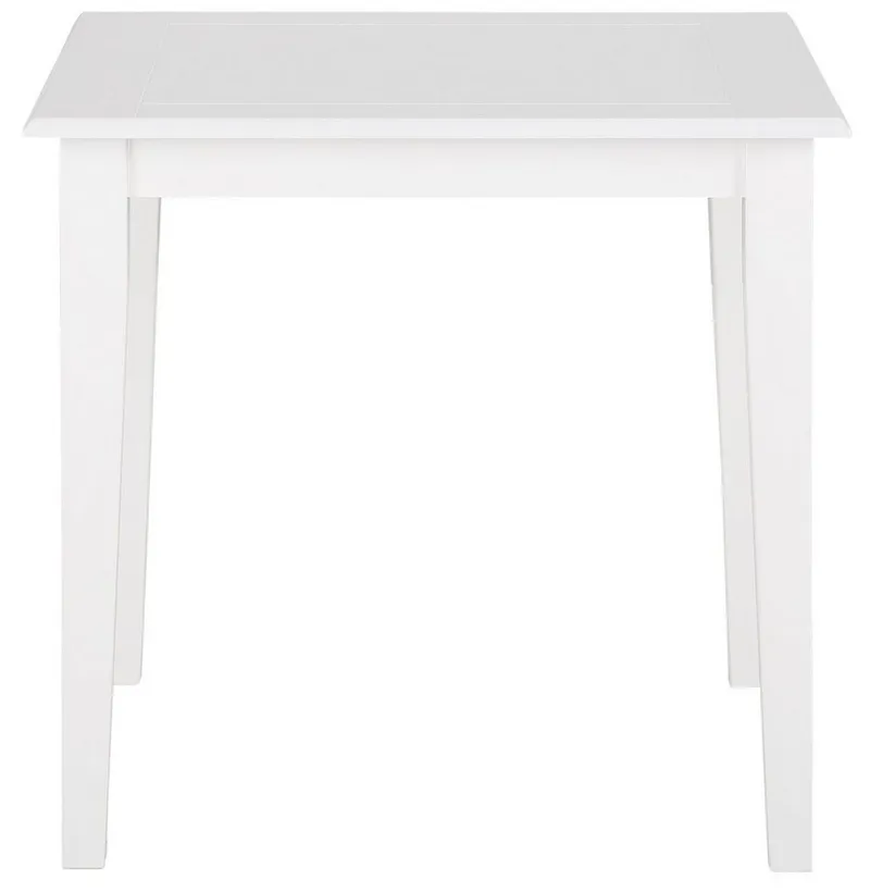 OTTO home Esstisch Fullerton, weiß lackiert, B/T 80 x 80 cm, Ansteckplatte separat bestellbar, Weiß, – Produktbild 3 von 3