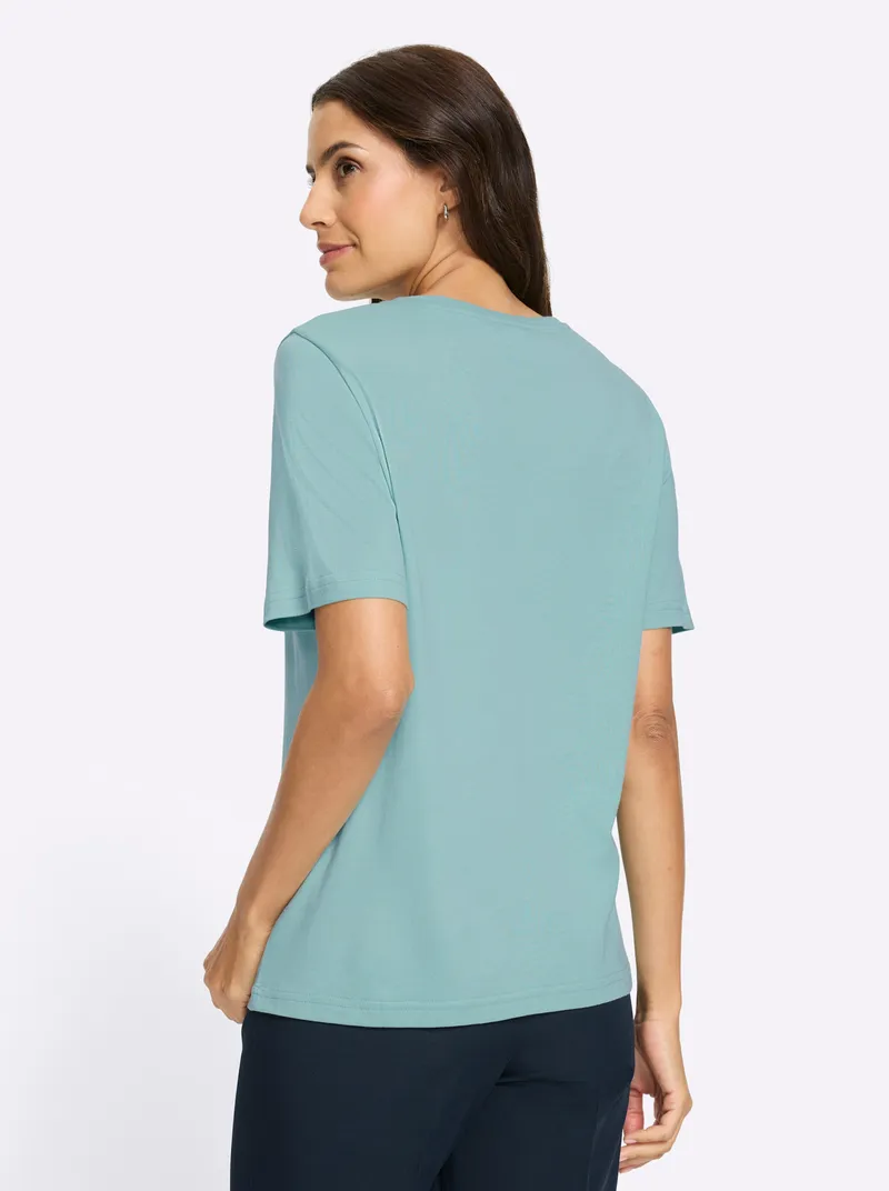 Witt Rundhalsshirt mint-bedruckt, Mint-bedruckt, – Produktbild 2 von 2