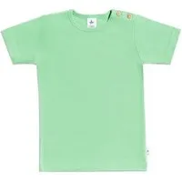 Leela Cotton Baby Kinder Kurzarmshirt Bio-Baumwolle T-shirt "Leela Cotton", Mintgrün, – Produktbild 1 von 1