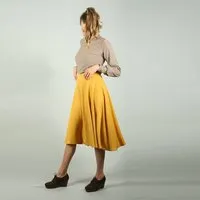 ManduTrap ManduTrap Midi - Tellerrock Thara aus Tencel in senfgelb – Produktbild 1 von 1