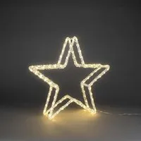 Konstsmide Konstsmide LED-Dekolicht "Weihnachtsstern" H 40 cm, 102 Dioden, warmweiß – Produktbild 1 von 1