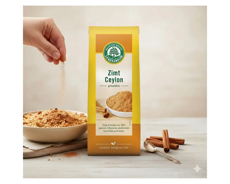 leben Salz Lebensbaum Bio Zimt Ceylon gemahlen – Produktbild 3 von 3