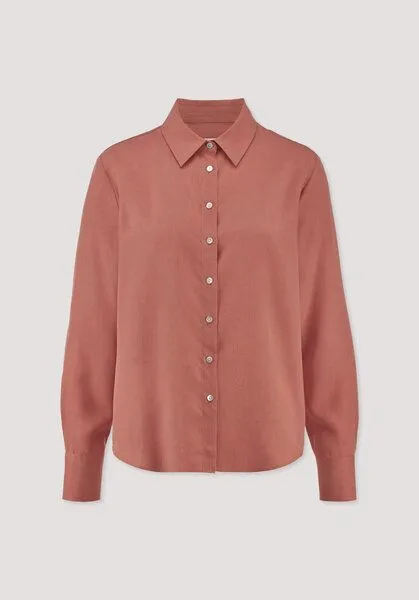 hessnatur hessnatur Bluse Relaxed aus TENCEL Lyocell, Pfirsichrot, – Produktbild 4 von 4