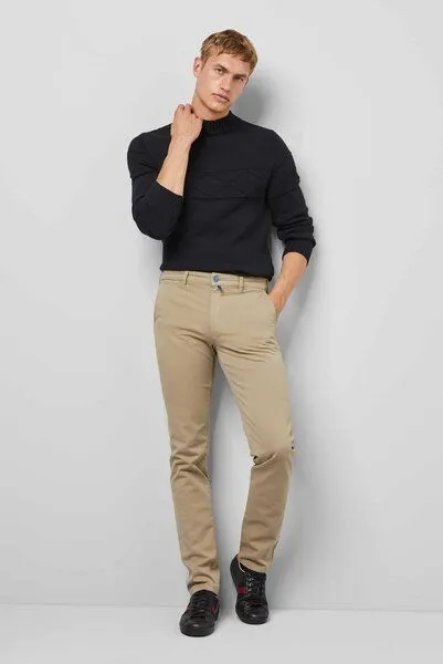 M 5 BY MEYER M 5 BY MEYER Casual Baumwollchino, Beige (stein), – Produktbild 1 von 5