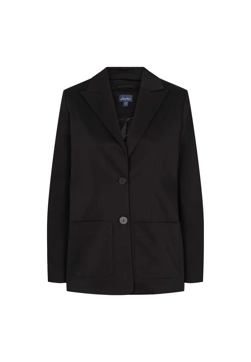 LAURIE LAURIE Damen vegan Blazer Britt 76cm Schwarz, Schwarz, – Produktbild 1 von 2