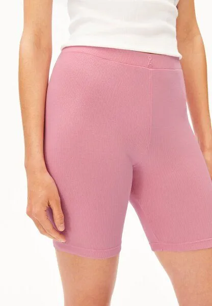 ARMEDANGELS ARMEDANGELS GMT DYE RIB Damen Short aus Bio-Baumwoll Mix, Washed berry, – Produktbild 3 von 4