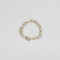 fejn jewelry fejn jewelry Ring `link chain`, Gold, – Produktbild 1 von 1