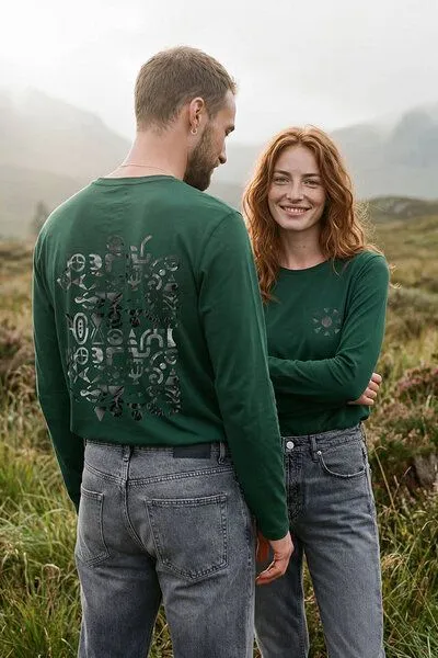 KOKOworld KOKOworld Bluse Tamal, Bottle-green sun&soil (grün), – Produktbild 2 von 4