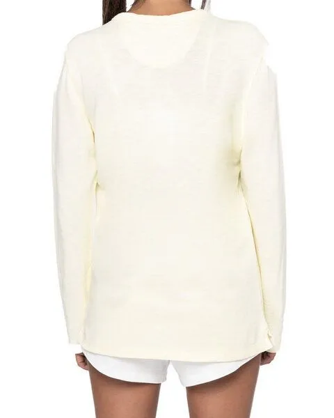 YTWOO YTWOO Unisex Sweatshirt für Sie und Ihn aus 100% Bio-Baumwolle - Made in Portugal, Hellgelb, – Produktbild 3 von 4