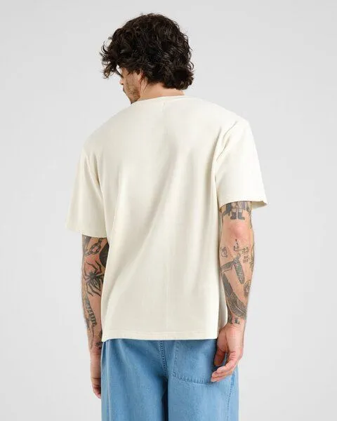Dedicated DEDICATED Herren T-Shirt aus Bio-Baumwolle - Danviken Waffle, Whisper white (weiss), – Produktbild 3 von 3