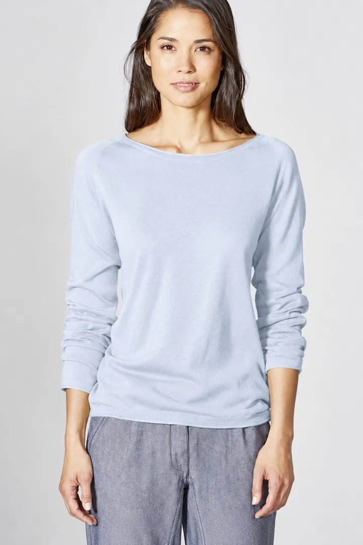 HempAge Hempage Damen vegan Pullover Raglan Himmelblau, Hellblau, – Produktbild 2 von 2