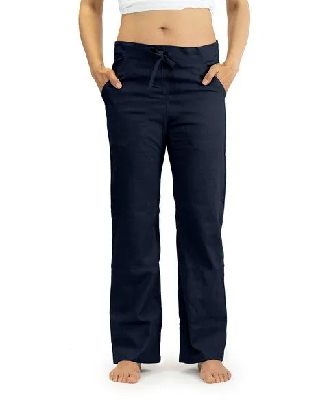 SCHAZAD Leinenhose Essential Slim von SCHAZAD, Marine, – Produktbild 3 von 4