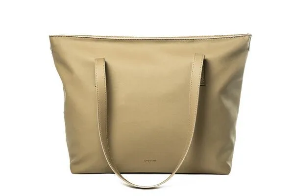 GREVIRO GREVIRO Totebag "XL" aus Kaktusleder (vegan), Beige, – Produktbild 1 von 4