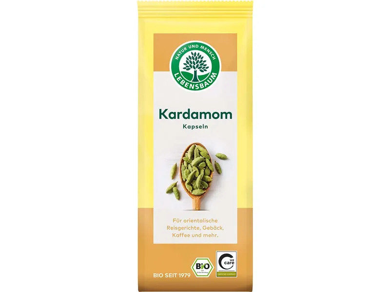 Lebensbaum LEBENSBAUM Bio Kardamom, Kapseln, 30 g – Produktbild 1 von 1