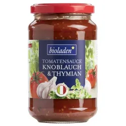 bioladen* bioladen* Tomatensauce mit Knoblauch & Thymian – Produktbild 1 von 1