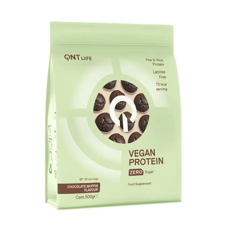 QNT Schokoladenprotein-Muffin QNT Vegan Protein Powder, Grün, – Produktbild 1 von 1
