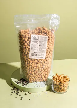 KoRo Geröstete Kichererbsen mit Salz und Pfeffer 1 kg – Produktbild 1 von 1