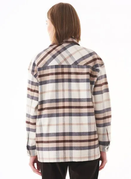 ORGANICATION ORGANICATION Flanell Overshirt aus Bio-Baumwolle, Multi colour, – Produktbild 5 von 5