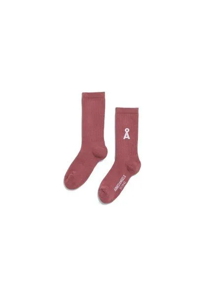 ARMEDANGELS ARMEDANGELS SAAMUS BOLD Unisex Socken aus Bio-Baumwoll-Mix, Velvet ember, – Produktbild 1 von 2