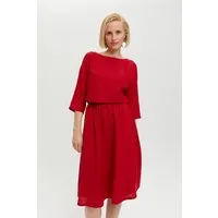 AYANI AYANI Nane Midikleid mit ¾-Ärmeln aus Leinen & ECOVERO – Produktbild 1 von 1