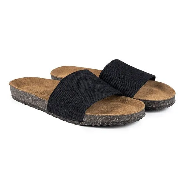 LANGBRETT Langbrett Gurlette Pantolette, Schwarz, – Produktbild 1 von 4