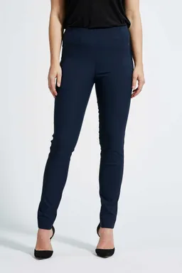 LAURIE LAURIE Damen vegan Hose Vicky Slim Mittlere Länge Navy – Produktbild 1 von 1