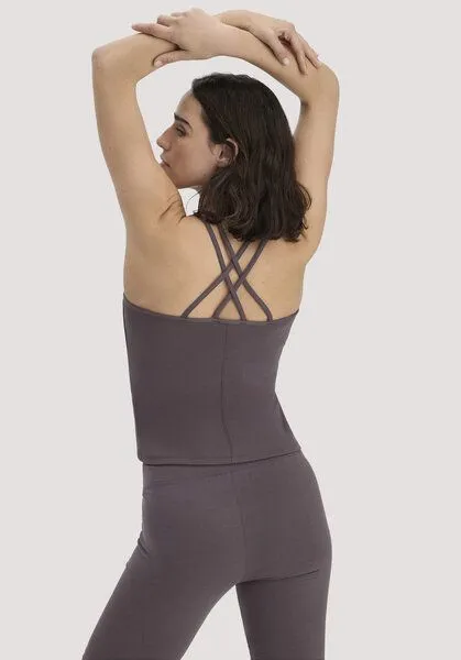 hessnatur hessnatur Top Fitted ACTIVE COMFORT aus Bio-Baumwolle, Mauvebraun, – Produktbild 2 von 4