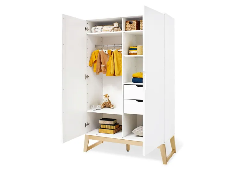 Pinolino Pinolino Kleiderschrank „Bridge”, Weiss, – Produktbild 1 von 1