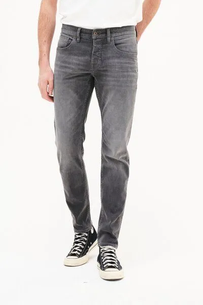 Kuyichi Kuyichi Jeans Regular Slim Fit - Jim, Grau (stone grey), – Produktbild 4 von 8