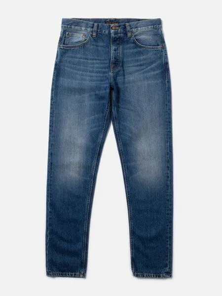 Nudie Jeans Nudie Jeans Straight Fit Jeans Steady Eddie II - Heavy Rain – Produktbild 3 von 4