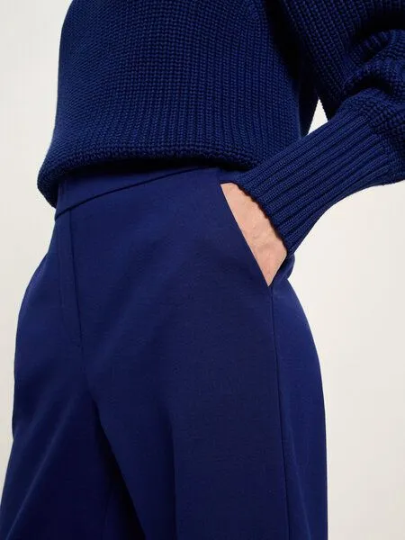 LANIUS LANIUS Culotte aus Bio-Baumwolle und Bio-Schurwolle, Purple blue, – Produktbild 4 von 4