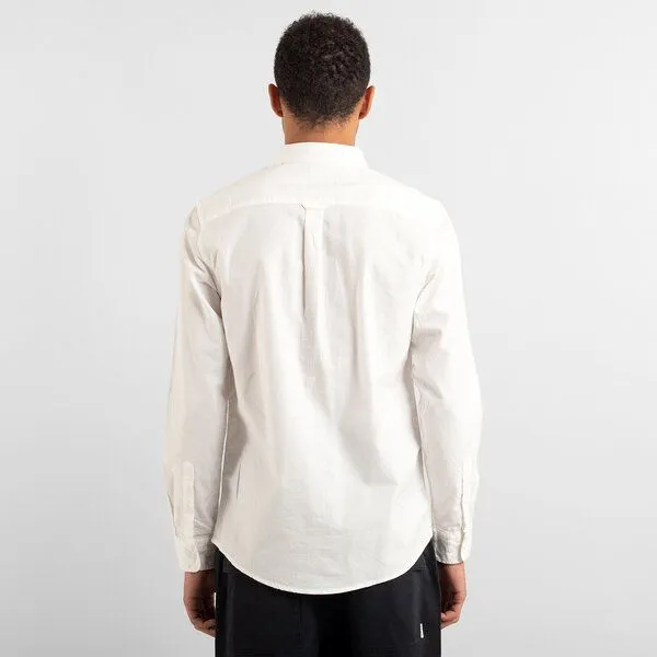 Dedicated DEDICATED Hemd - Varberg Oxford, Weiß, – Produktbild 3 von 4