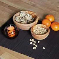 NATUREHOME NATUREHOME 2er Set Schalen Olivenholz Ø ca. 16 und 10 cm – Produktbild 1 von 1