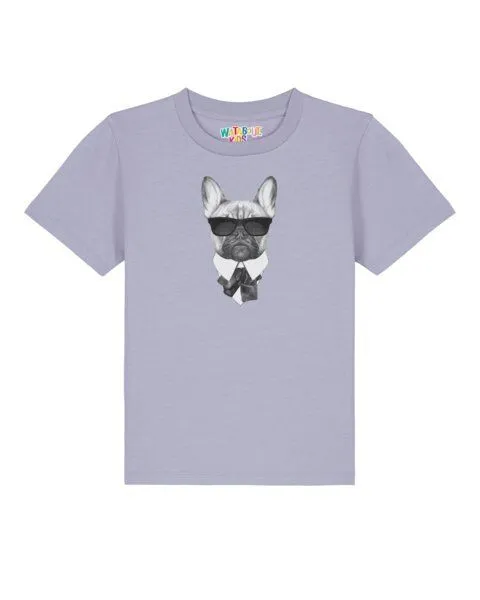 watabout.kids watabout.kids T-Shirt Kinder Ein fescher Hund, Lavender, – Produktbild 1 von 2