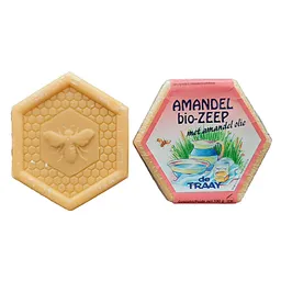 Bee Honest Bee Honest Zeep AMANDEL/AMANDELOLIE - Seifenstück – Produktbild 1 von 1