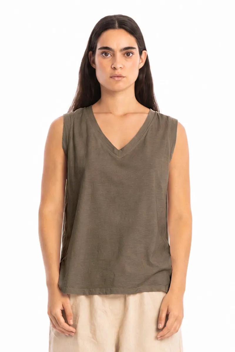 RAVENS VIEW IBIZA RAVENS VIEW IBIZA Damen vegan Top Marea Bison Braun, Braun, – Produktbild 1 von 1