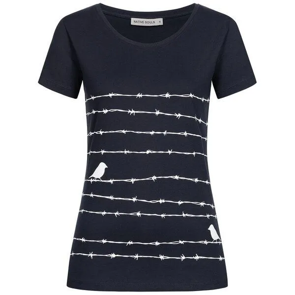 NATIVE SOULS NATIVE SOULS T-Shirt Damen - Barbwire, Navy, – Produktbild 1 von 1