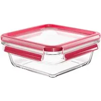 EMSA EMSA Frischhaltedose "Clip und Close" aus Glas, quadratisch, 0,8 l – Produktbild 1 von 1