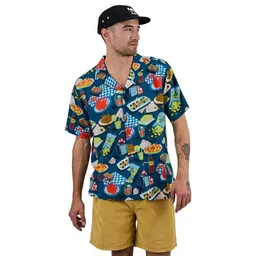 Brava Fabrics Brava Fabrics Kurzarm-Hemd Chiringuito Aloha – Produktbild 1 von 1